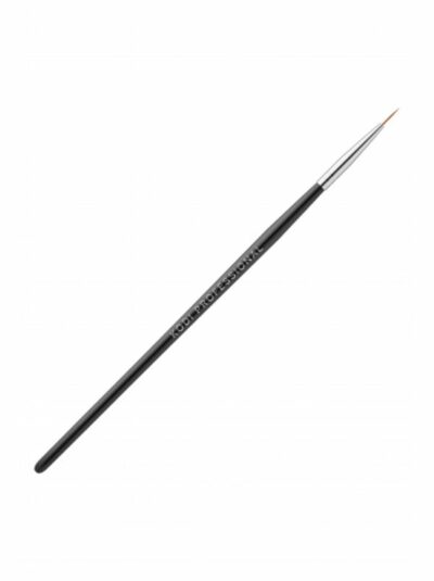 Brush for nail painting C, size: 2 (nap: nylon, wooden black handle)