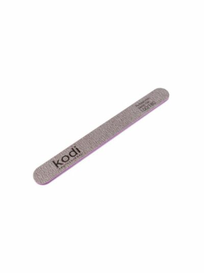 №83 Straight file, abrasiveness 100/180, color: brown, size: 178*19*4 mm, with the logo "Kodi Professional"