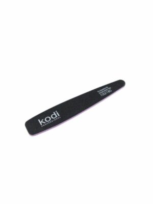 №61 Conical file, abrasivenes 100/180, color: black, side elements: purple, size: 178*32*4 mm, with the logo"Kodi Professional"