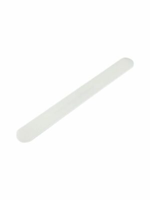 No. 187 Plastic base for a straight-shaped file for manicure, color: white, size: 178 * 19 mm